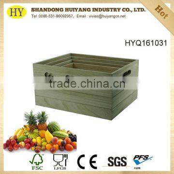 Wholesale Unfinished Cheap Wooden Fruit Crates for Sale photo-2
