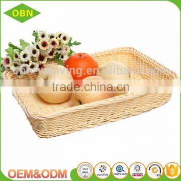 China High Quality Customized Cheap PP Plastic Empty Food Designer Bread Fruit Basket for Supermarket photo-2