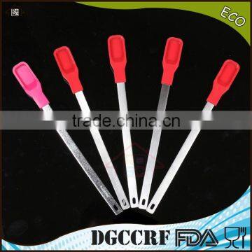 NBRSC Non-stick Silicone Spoon Spatula for Butter/cheese With Stain Steel Handle photo-2