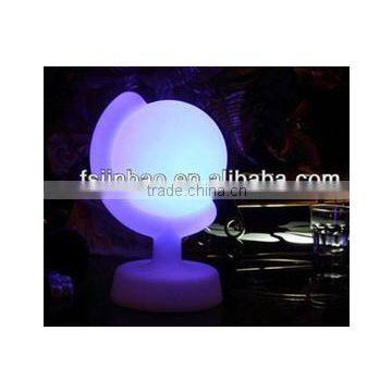 plastic rechargeable children led table lamp with earth shape