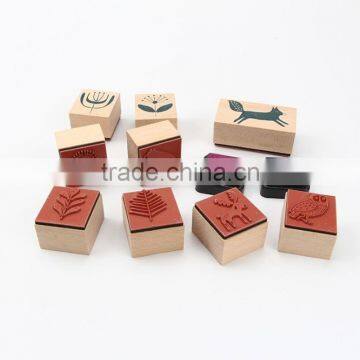 Square Wooden Kids Toy Stamp photo-4