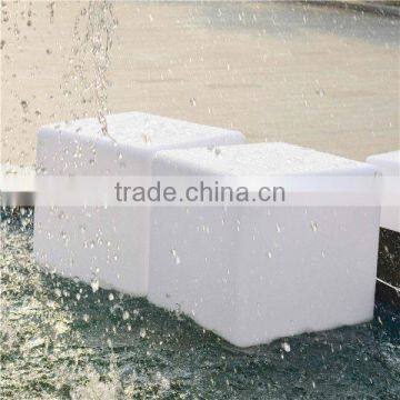 Hot Sale Outdoor Waterproof LED Lights Plastic Cube Garden Chair 35cm photo-3