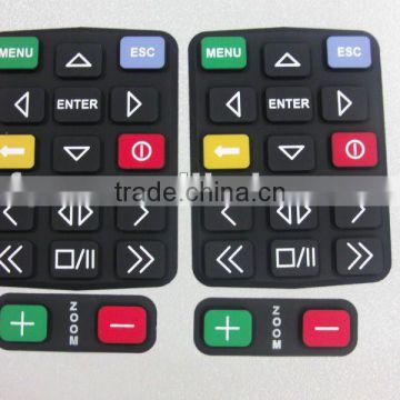 (Direct factory)customized silicone rubber button keypad