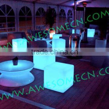 Lighted Lounge Room Decorative Cube Stool for Sale photo-3