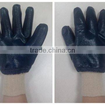 DDSAFETY Hot Sale Nature Cotton Work Glove With Rough Chip Finished photo-5