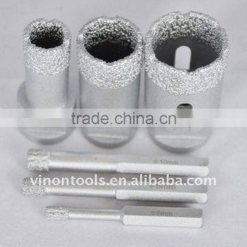 Brazed Diamond hole saw, diamond core bit, dry drill bit