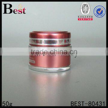 50g Pink Cosmetics Container Glass Jar With Pink Lid photo-2