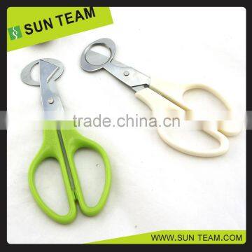 SK019 7-3/4" Stainless Steel Quail Egg Scissors Serrated Edge Scissors photo-2