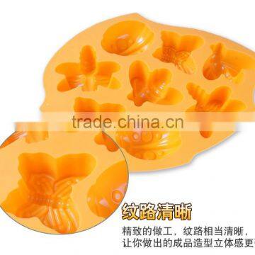 11022 Butterfly Bee Shape Silicone Chocolate Cake Molds Offered by Zibo Nicole Manufacture