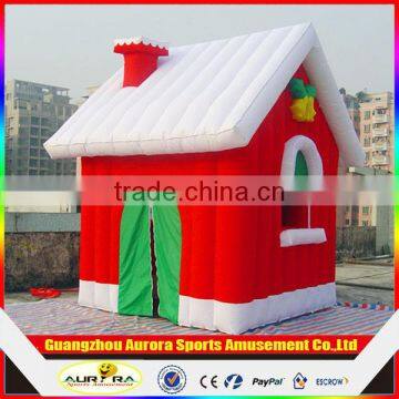 2016 Best Popular Inflatable Christmas Santas House With Factory Lower Price photo-4