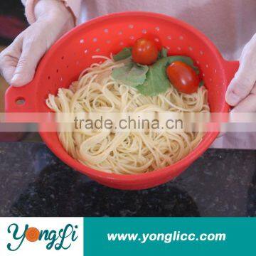 Novelties Wholesale China Dailylife Kitchenware Silicone Fruit Wicker Basket