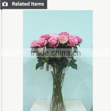 Hot Sale Rose Flower for Christmas Decoration Artificial Glitter Rose Flowers photo-5