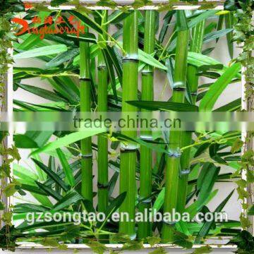 Chinses Factory Cheap Artificial Lucky Bamboo Wholesale Artificial Bamboo Tree Bamboo Poles Wholesale for Home photo-2