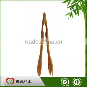 Salad Food Serving Utensil Bamboo Tongs photo-3