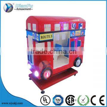 Kiddie rides LonDon Bus red double decker bus coin operated car arcade game machine