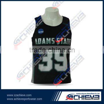 2015 sublimation reversible mens mesh custom box lacrosse jersey