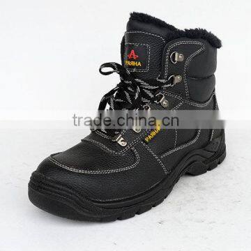 new design black safety shoes