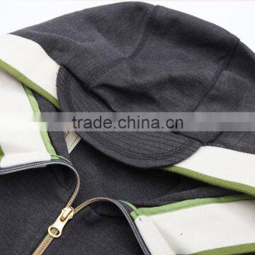 2016 Fashion Design Autumn Fleece Cotton Sweatershirts Full Zipper Hoody Wholesale Women Hoodies
