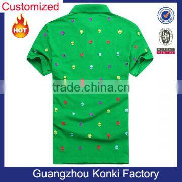 Green Color Embroidered Apparel Clothing Wholesale 200 Gsm Polo T-shirt Clothing photo-2