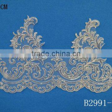 Professional Wedding Cotton Ladder Lace Trim With Bottom Price photo-3