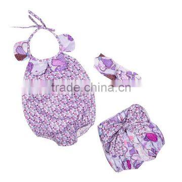 Factory Supply Baby Romper Set Wholesale Kids Cheap Price Garment Boutique Children Girls Summer Clothing Set photo-4