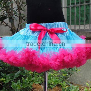 New Baby Girl Tutu Skirt Chiffon Lace Princess Latin Dance Party Pettiskirt Ruffles Kids Bow Floral Silk Ballet Saias Skirts photo-5