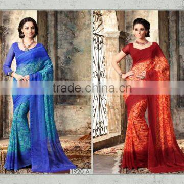 Designer Classical Chiffon Printed Designer Saree