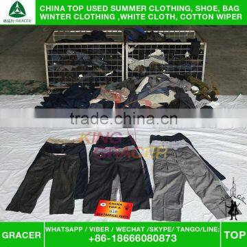 Made In China Original Door To Door Bales High End Men Suit Pants Used Clothing uk Style photo-2