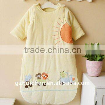 mom and bab 2011 winter baby wear cotton embroider sleeping bag two ways use