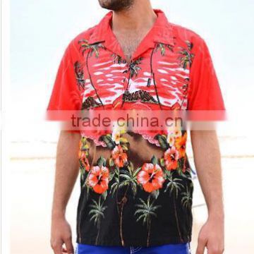 MENS PRINTED HAWAIIAN SHIRT NP0716