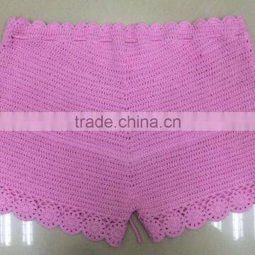 machine crochet cotton bead lady's short style