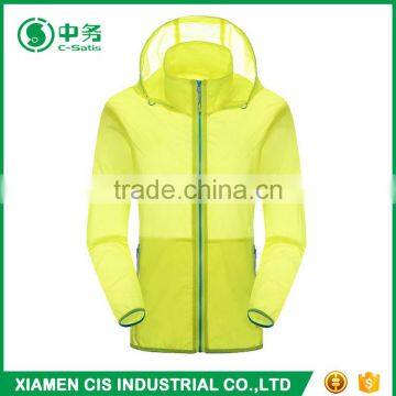 Custom Outdoor Ultrathin Sunscreen Ladies Blank Skin Jacket With Hood photo-2