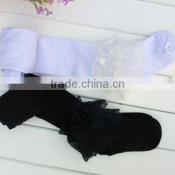 2017 High Quality Japanese Legging Kids Fitness Leggings From Leggings Manufacturer Black and White photo-3