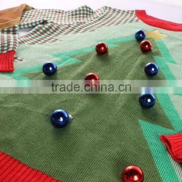 Christmas Tree Design for Unisex Oem Knitting Sweater Wholesale Ugly Christmas Sweaters photo-4