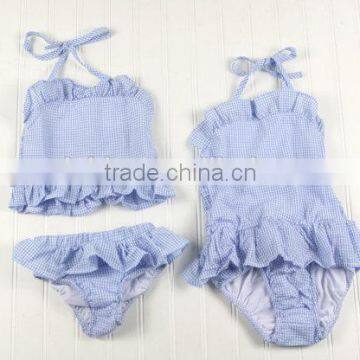 Girl Child Swimsuit Kid Seersucker Swimsuit Kids Swimwear for Girls photo-4