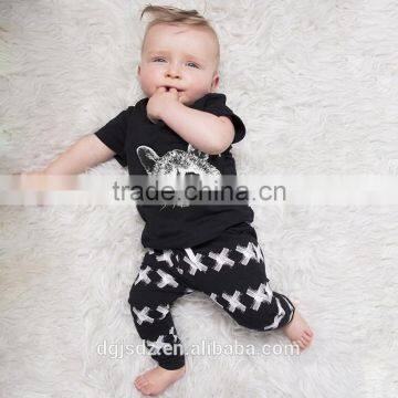 New Arrival Wholesale Children's Boutique Clothing Cute Baby Boy Set photo-2