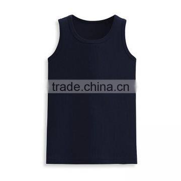 Children Clothing Fashion Style Newest Design Custom Kids Wholesale Plain White Tank Top photo-6