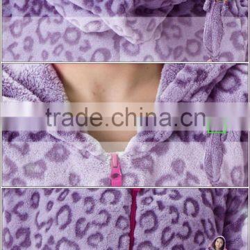 New Style Winter Coral Fleece Thermal Onesie for Women photo-4