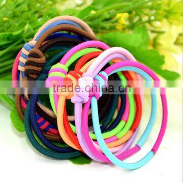 The New Double Knotted hair band, Children elastic hair ties