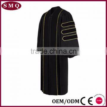 Wholesale Adult Size School Uniform Doctoral Graduation Gown photo-2