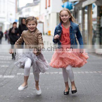 Persnickety Toddler Girls Ruffle Skirts Outfit Baby Girls Chiffon Pettiskirt With White Vest Set Tank Top Fluffy Pettiskirt photo-6