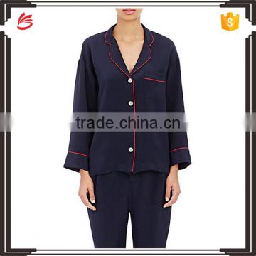 Pajamas women! 100%cotton sleepwear shirt&pants for women