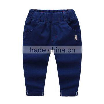 New Style Solid Color Casual Style Cotton Boys Kids Pants photo-3