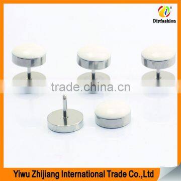 Custom New Products 2016 Stainless Steel Fake Tunnel Ear Plugs Body Jewelry Pierceing In China photo-2