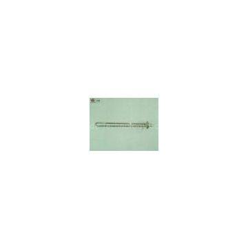 Roud brass flange Nickel plated Industrial Electric Copper Heating Element For Gas , 3.5KW / 230V