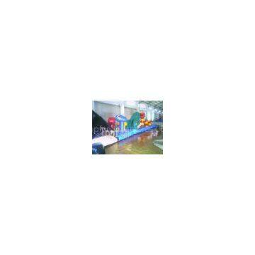 0.9mm PVC Tarpaulin Inflatable Bounce House Water Slide , Inflatable Water Slides For Pools