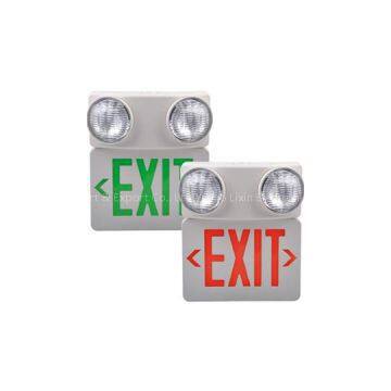 LX-7501LG/R UL LED Exit Sign/Emergency Light Combo