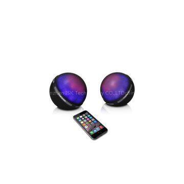 2016 Cool Technology 2-in-1 True Wireless LED Surround Sound Stereo Bluetooth Speakers