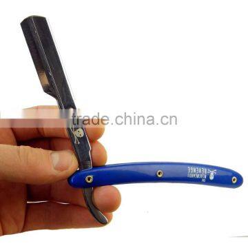 Plastic handle Metal straight Razor