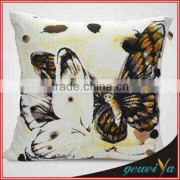 Cotton Canvas Butterfly Printing Adult Car Seat Cushion